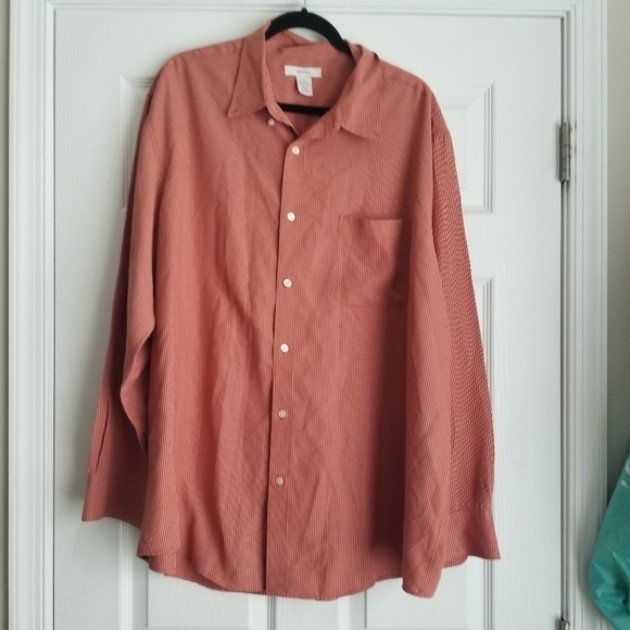 Merona Men's Checkered Button Down Long Sleeve Shirt - Picture 1 of 12